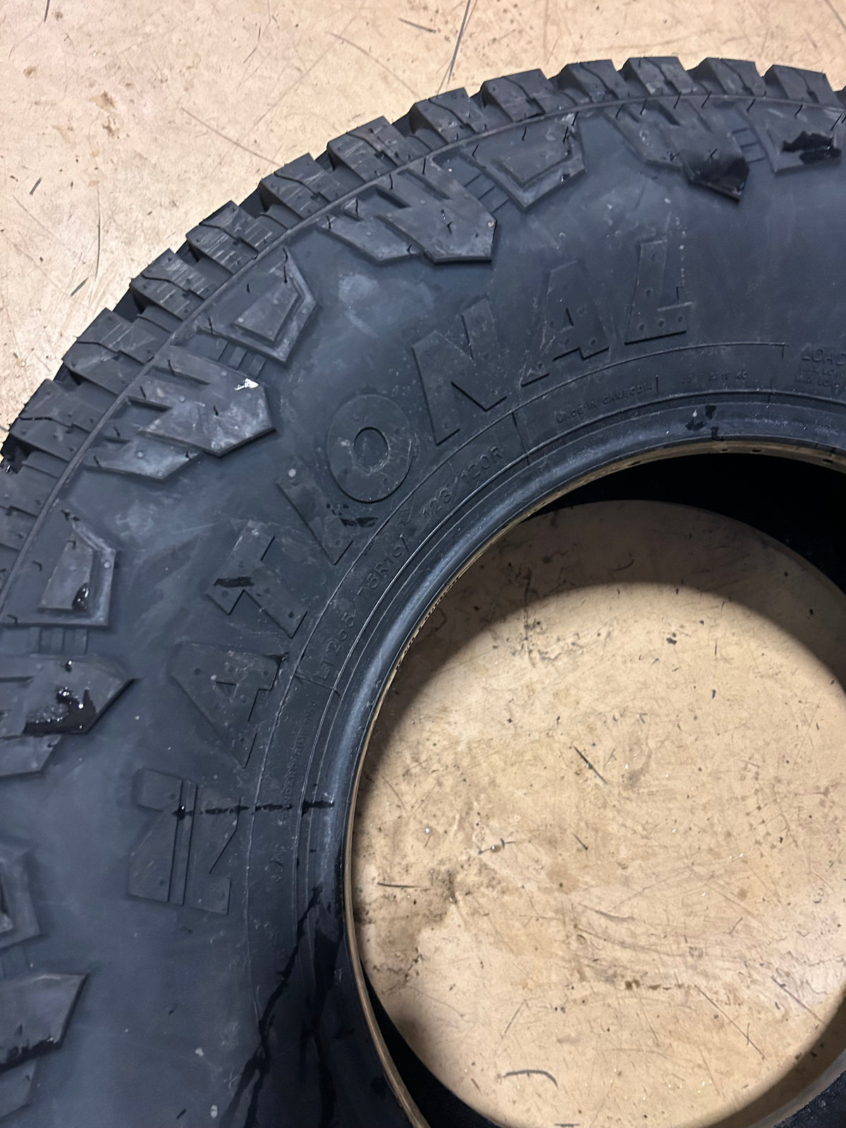 NATIONAL COMMANDO A/T 4S LT 265 75 16 123/120R 10PLY ALL TERRAIN TIRE NLT39