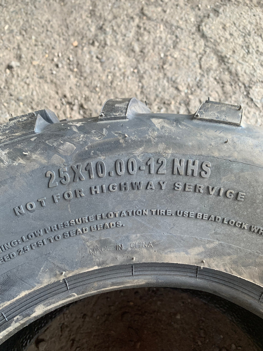 CARLSTAR AT489 BSW  25 10 12 63F 4PLY ATV/UTV TIRE 589335