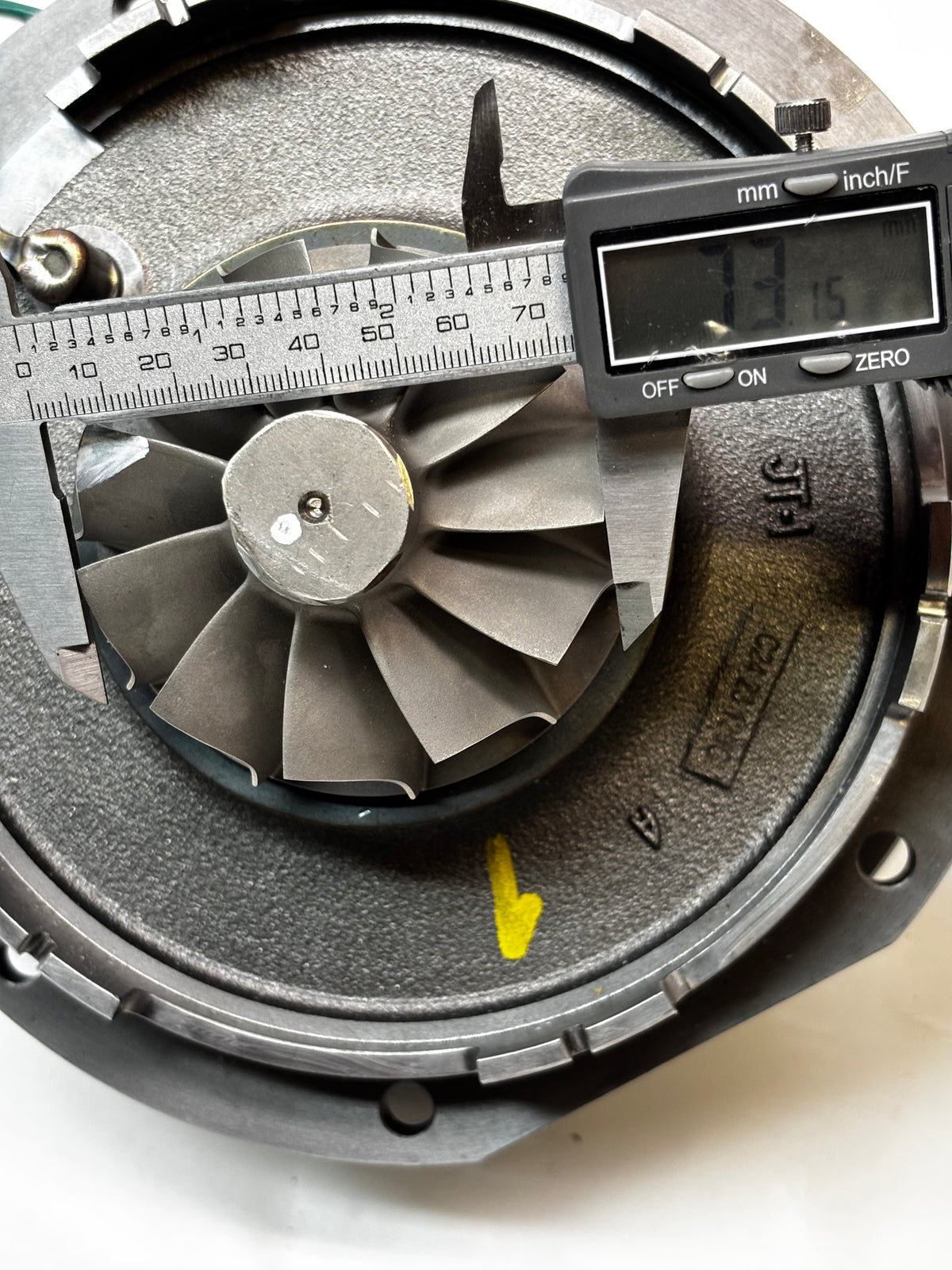GENUINE GARRETT M25 BILLET WHEEL CENTER CARTRIDGE FOR TURBOCHARGER