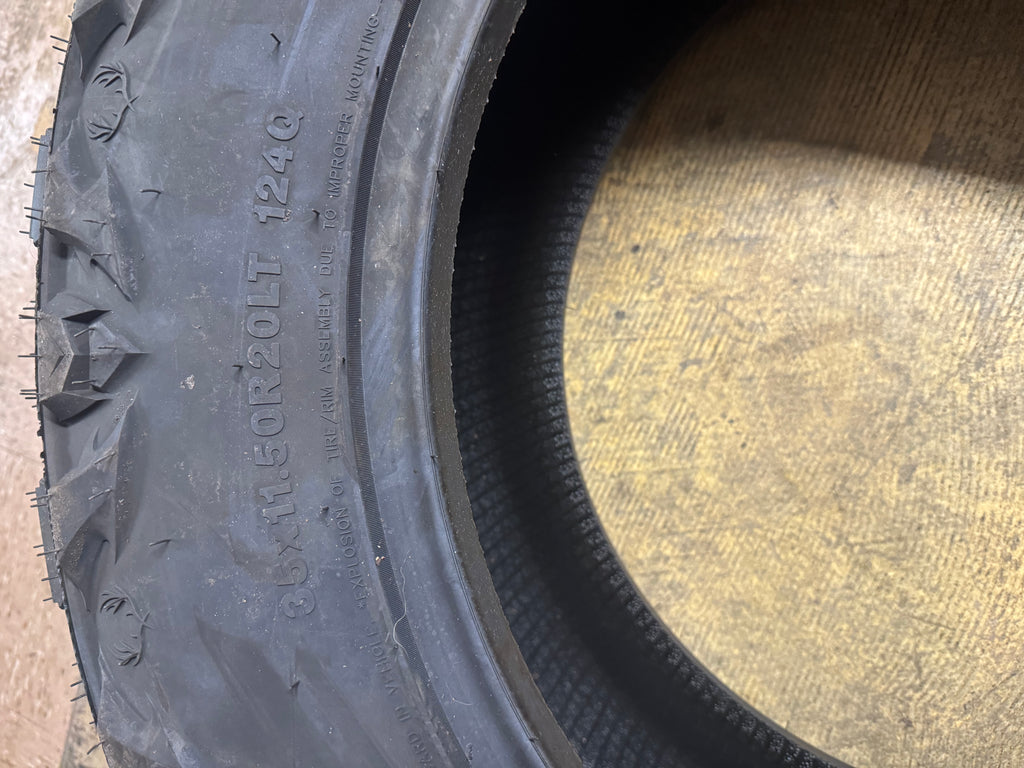 GRIPMAX MAXGRIP M/T BSW LT 35 11.5 20 124Q 10PLY MUD TERRAIN TIRE GMT014