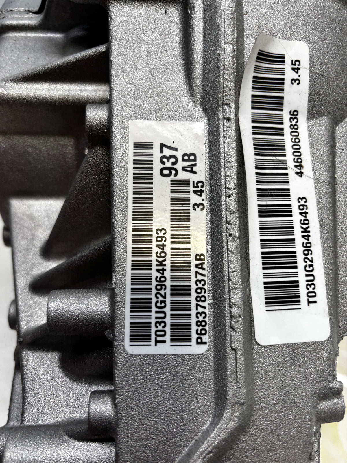 GENUINE MOPAR REAR AXLE DIFFERENTIAL 2014-2024 JEEP 68378937AB