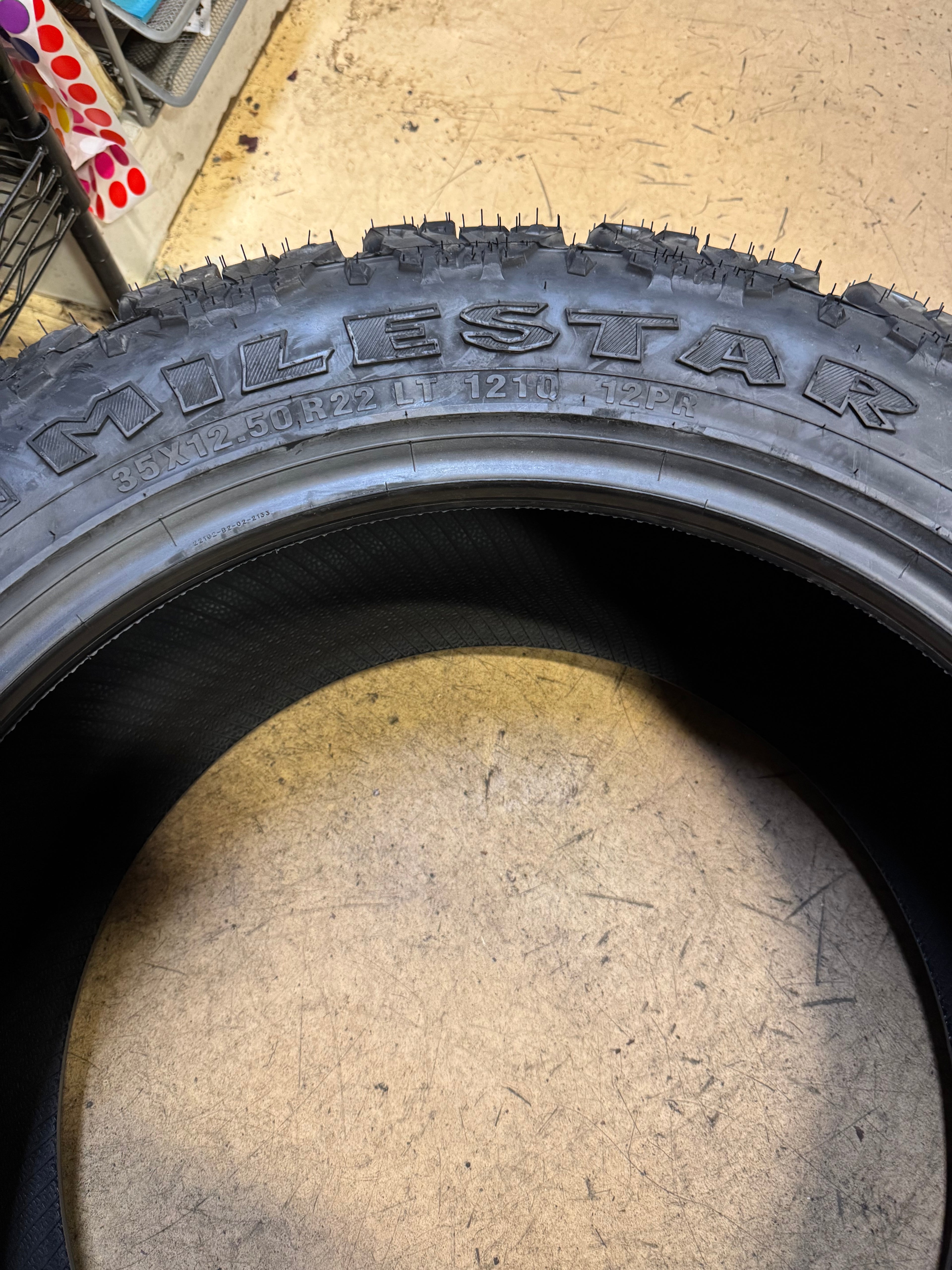 (KSL ONLY) 2 MILESTAR PATAGONIA M/T-02 BSW LT 35 12.5 22 121Q 12PLY TIRE 22229704