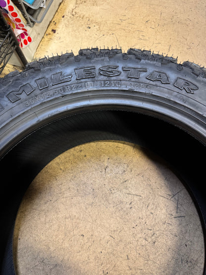 (KSL ONLY) 2 MILESTAR PATAGONIA M/T-02 BSW LT 35 12.5 22 121Q 12PLY TIRE 22229704
