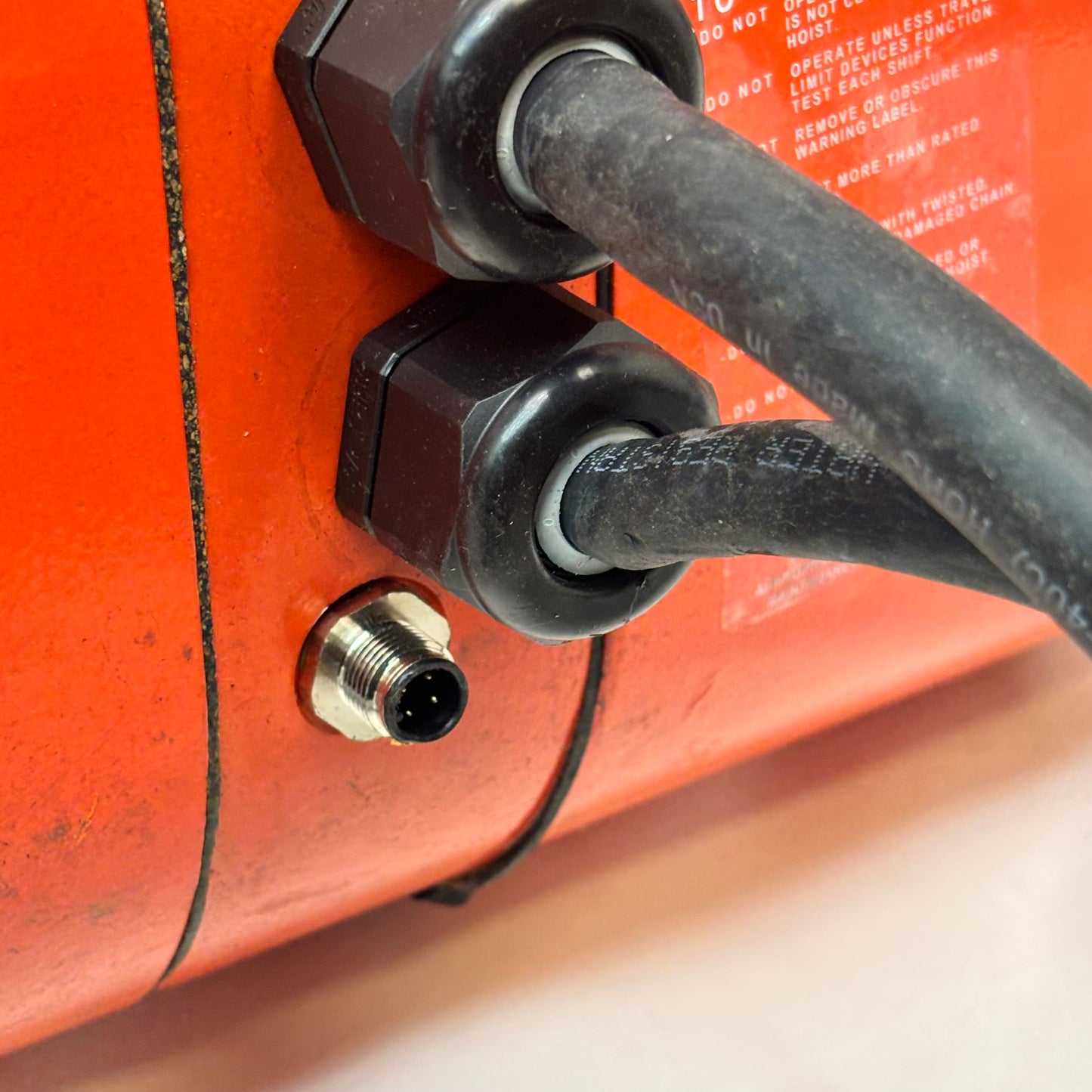 CM LODESTAR MODEL F 1/2-TON 16FPM 115V-1-60 10FT LIFT HEIGHT ELECTRIC CHAIN HOIST 2752NH-SH