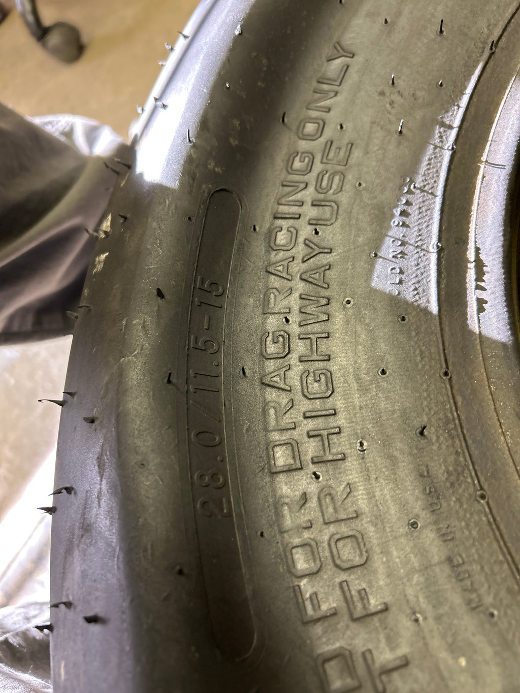 NOS M/T ET DRAG SLICK BSW  28 11.5 15 DRAG RACING TIRE 90000000856