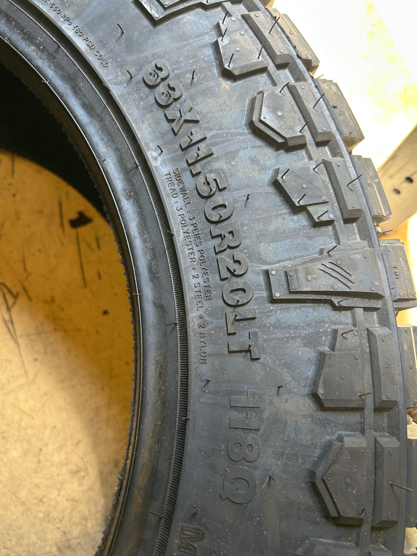 PREDATOR NEW MUTANT RT TRAIL BSW LT 33 11.5 20 118Q 10PLY RUGGED TIRE PRRT46
