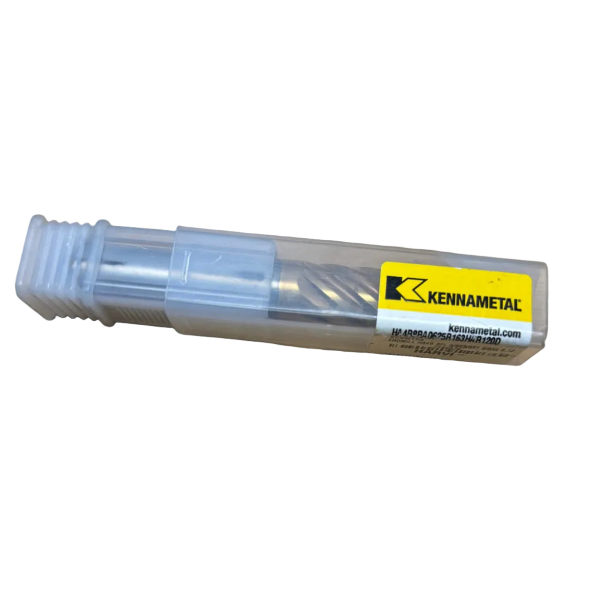 KENNAMETAL GRADE SOLID CARBIDE END MILL 5/8X5/8X1 5/8X4 R.12 KCSM15A