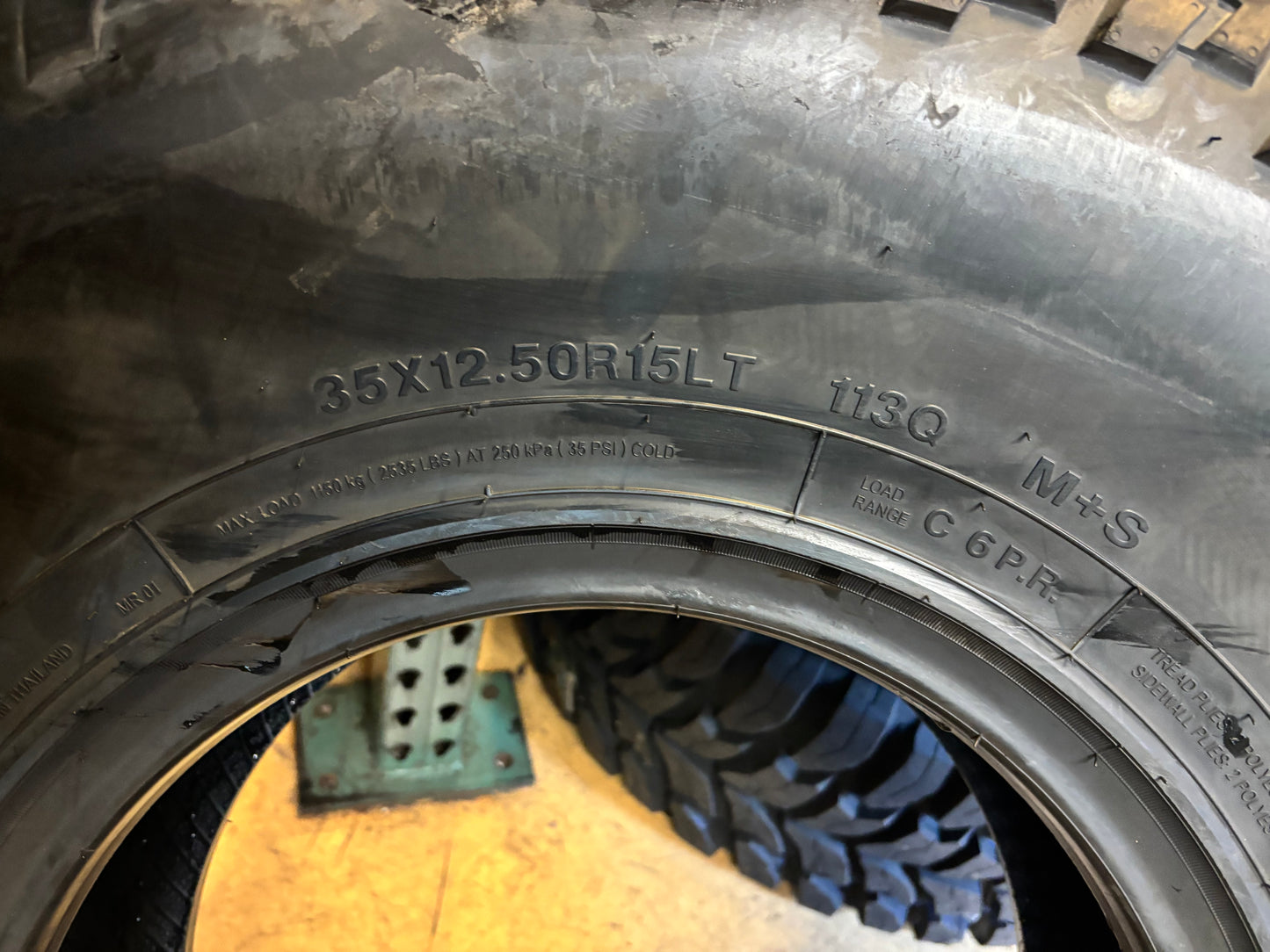 WESTLAKE SL376 M/T BSW LT 35 12.5 15 113Q LRC 6PLY MUD TERRAIN TIRE 22228504