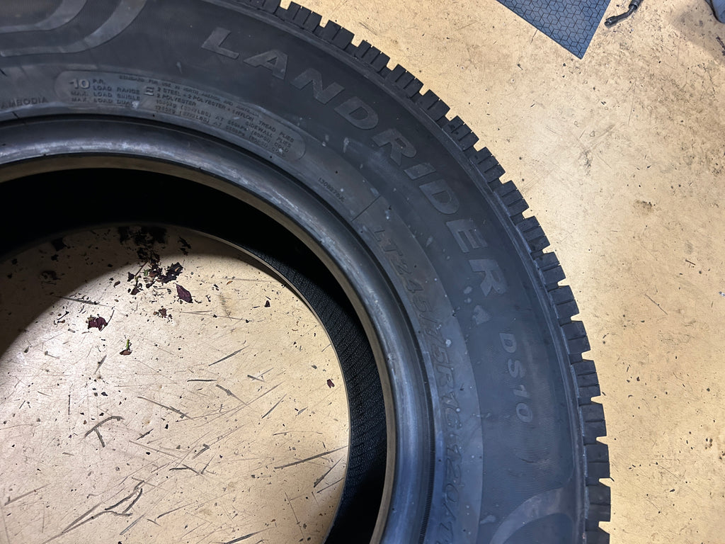 DOUBLESTAR LANDRIDER DS10 BSW LT 245 75 16 120/116Q 10PLY HIGHWAY TIRE DS100008