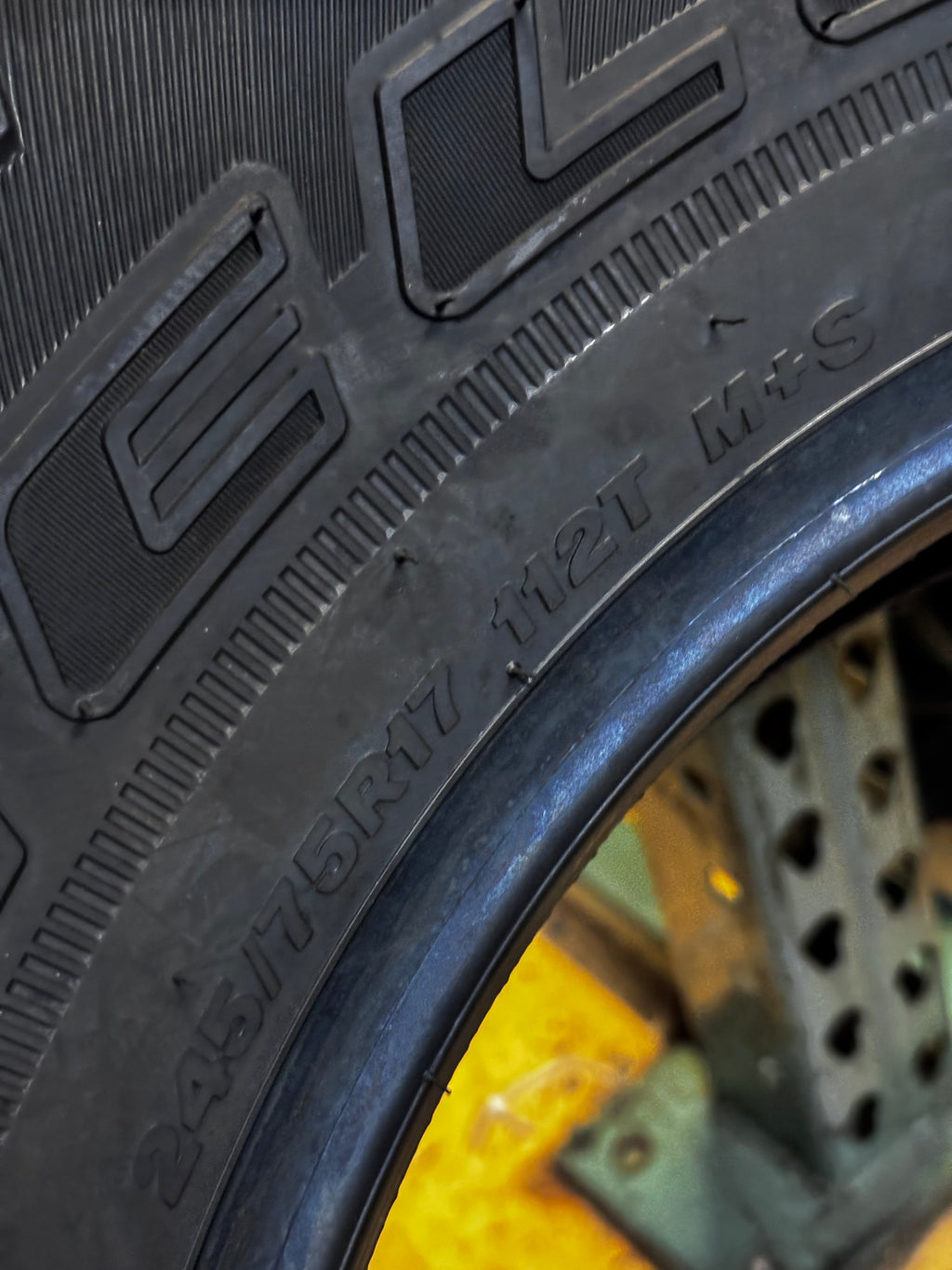 2 BRIDGESTONE DUELER A/T RH-S P 245 75 17 112T SL ALL TERRAIN TIRES 009426