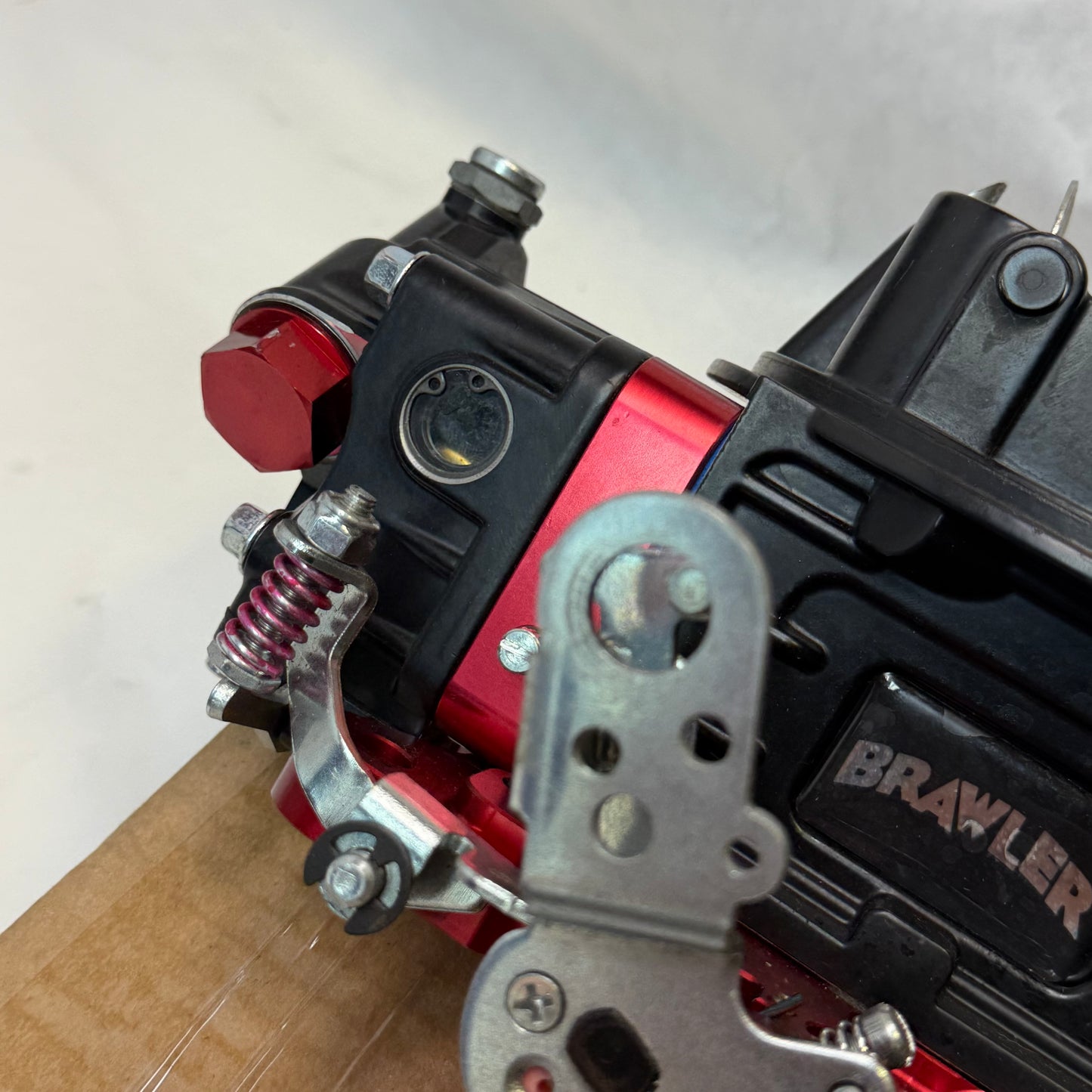 QUICK FUEL CARBURETOR CARB 750 CFM BR-67320 BRAWLER STREET MECHANICAL BLACK RED