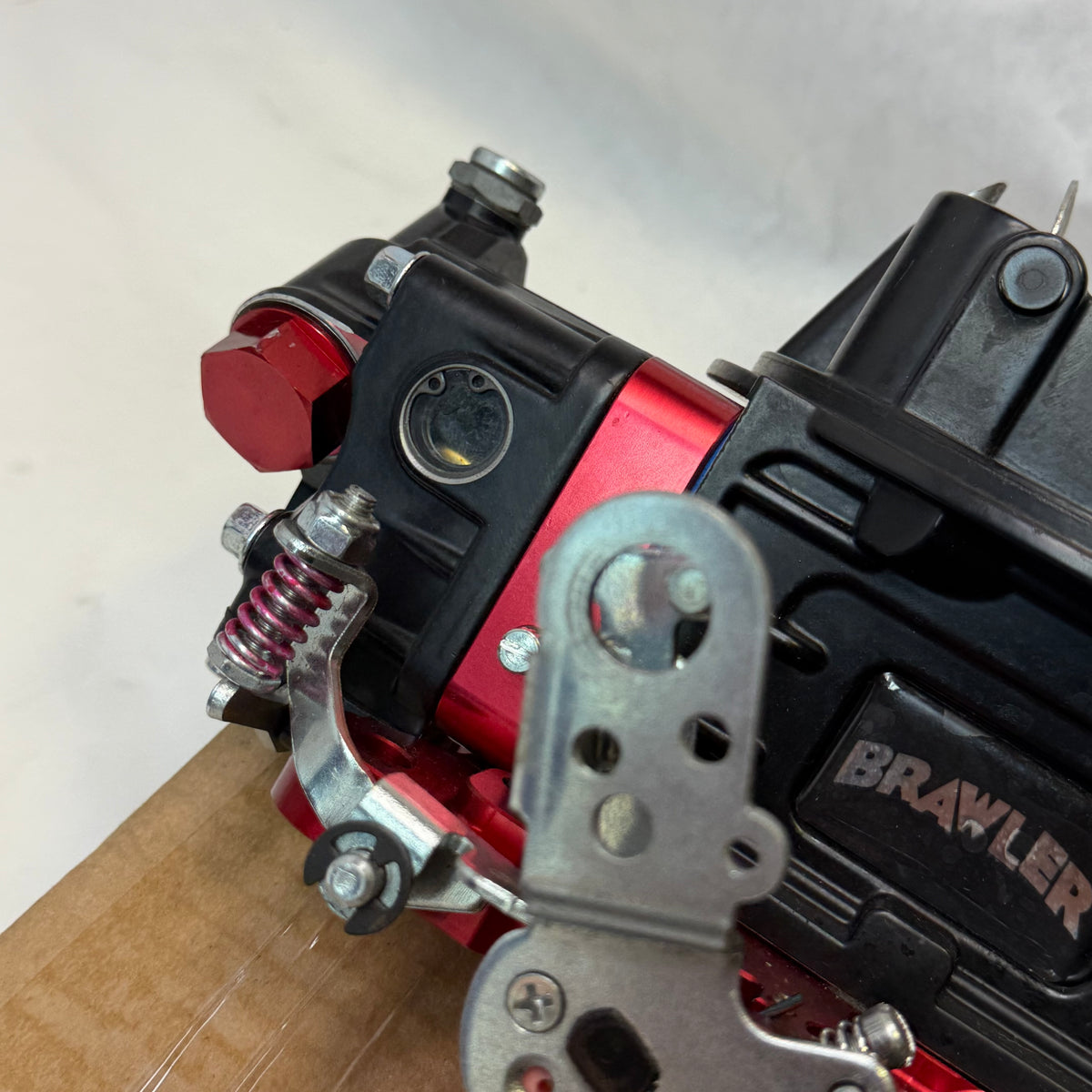 QUICK FUEL CARBURETOR CARB 750 CFM BR-67320 BRAWLER STREET MECHANICAL BLACK RED