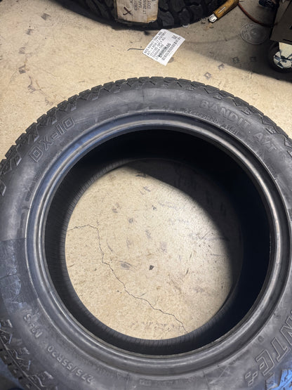 DELINTE DX-10 BANDIT A/T BSW P 275 55 20 118H XL ALL TERRAIN TIRE 841623123703