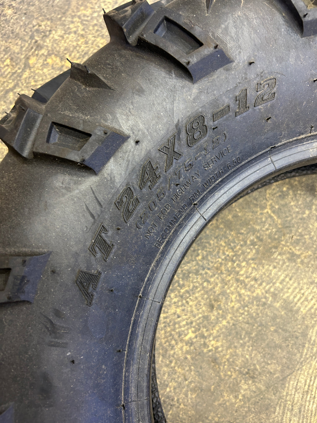 SEDONA MUD REBEL AT12 BSW AT 24 8 12 ATV/UTV TIRE MR24812