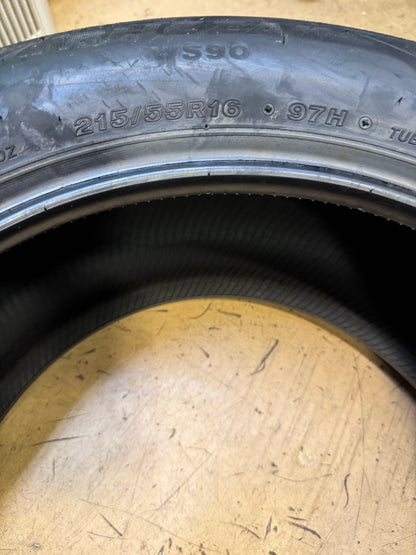BRIDGESTONE BLIZZAK WS90 BSW P 215 55 16 97H XL WINTER TIRE 001118