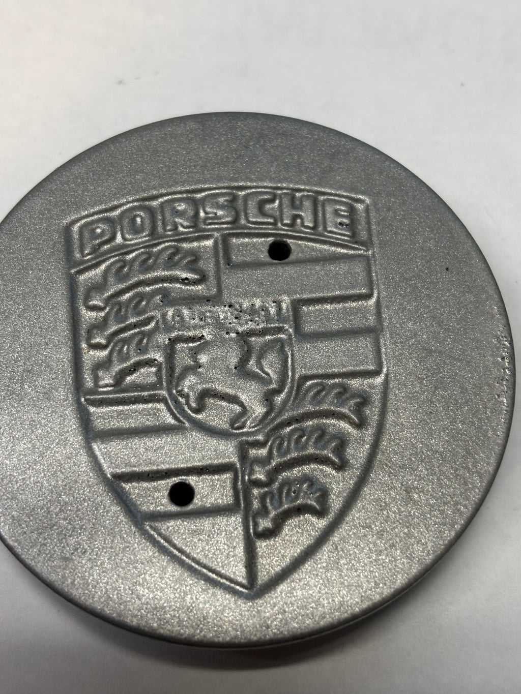 PORSCHE 92836103201 SILVER CENTER CAP TELEPHONE STYLE FOR 911 944 USED #2