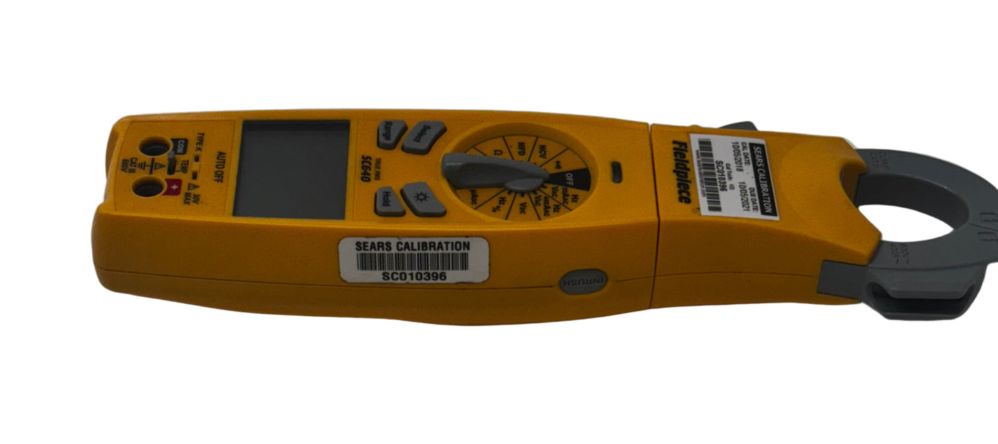USED FIELDPIECE SC640 SWIV CL METER TRMS