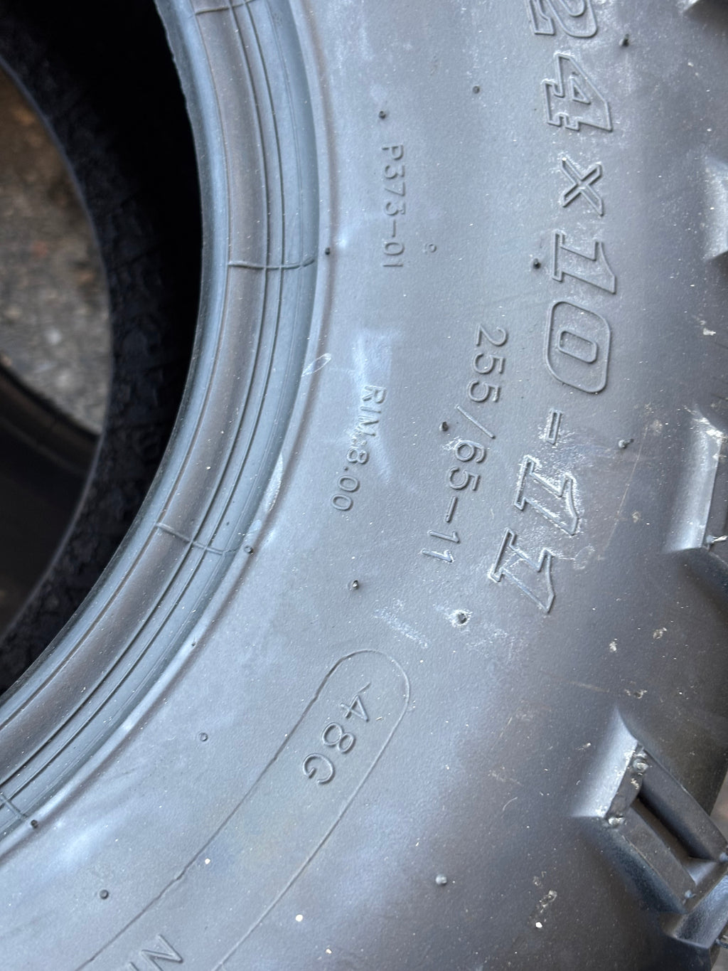 WANDA P373 BSW P 24 10 11 48G 6PLY ATV/UTV TIRE 10279
