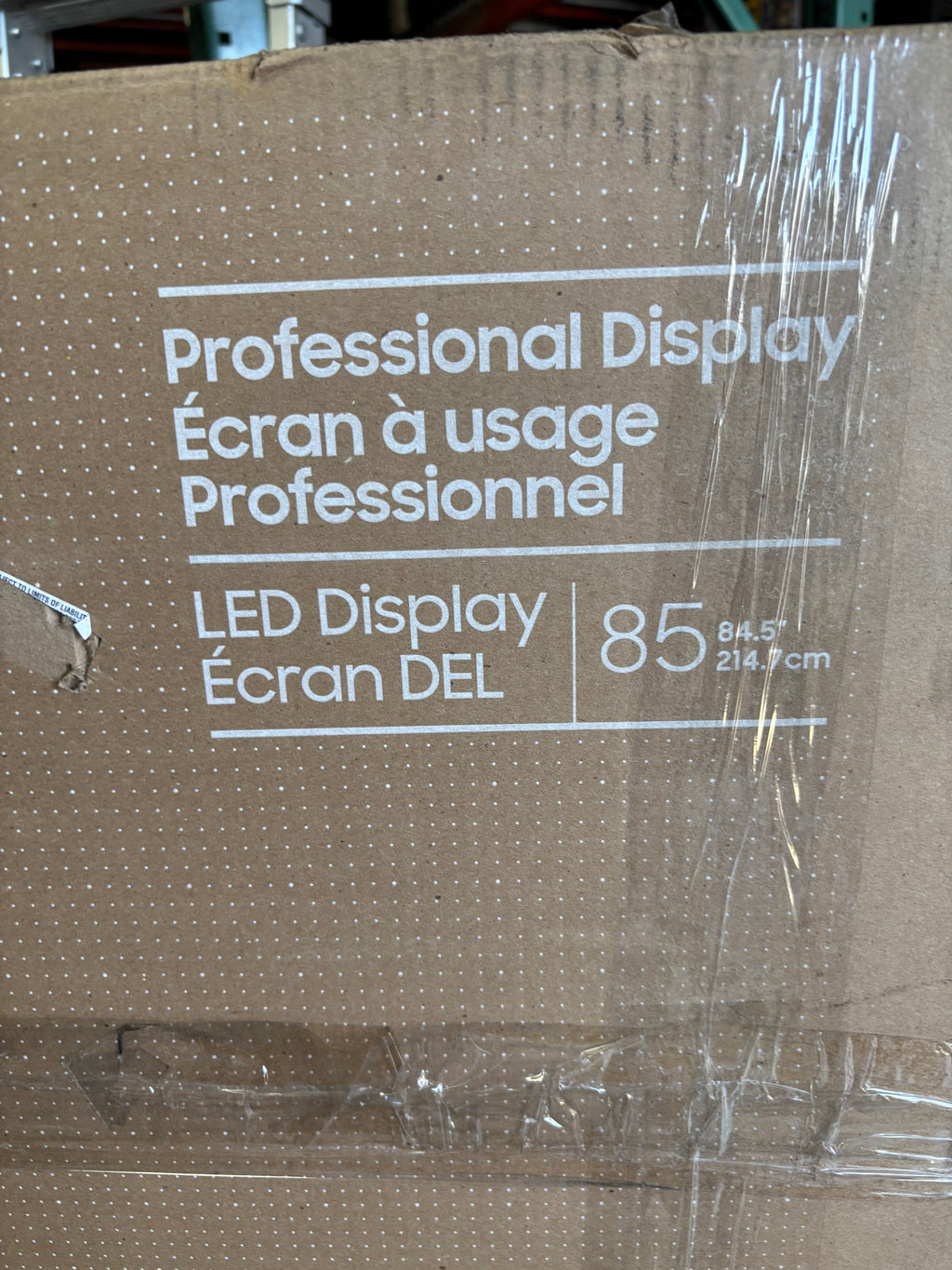 SAMSUNG QB85C QBC SERIES 85" UHD 4K HDR COMMERCIAL MONITOR (KSL ONLY