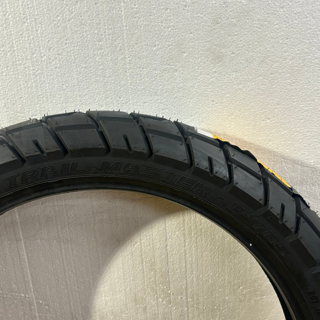 SHINKO TRAIL MASTER E 705 BSW 110 80 19 59Q FRONT MOTORCYCLE TIRE 87-4527