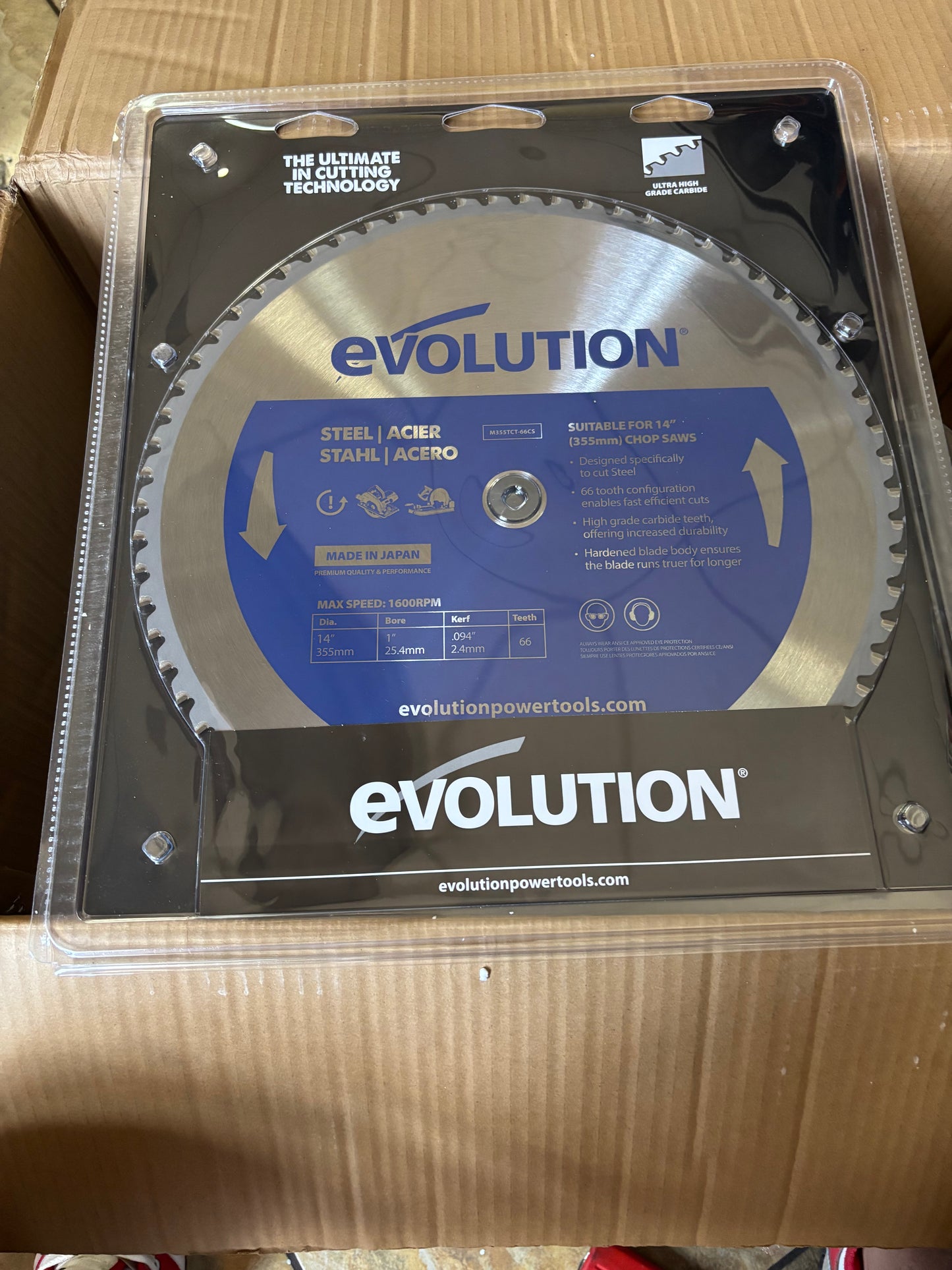 EVOLUTION POWER TOOLS 14-INCH CHOP SAW 15-AMP MOTOR  0-45" ‎080-0004 KSL ONLY