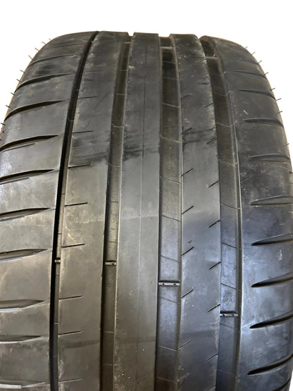 USED 6/32” MICHELIN PILOT SPORT 4 BSW P 255 35 19 96Y XL ALL SEASON TIRE 18029
