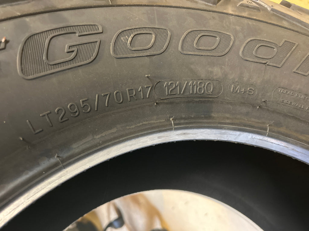 [KSL ONLY] 2 BFGOODRICH MUD TERRAIN T/A KM3 BSW LT 295 70 17 121/118Q 10PLY MUD TIRE 15052