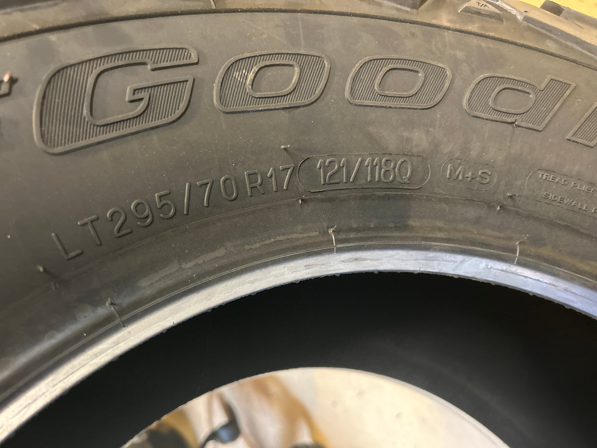 [KSL ONLY] 2 BFGOODRICH MUD TERRAIN T/A KM3 BSW LT 295 70 17 121/118Q 10PLY MUD TIRE 15052