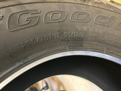 [KSL ONLY] 2 BFGOODRICH MUD TERRAIN T/A KM3 BSW LT295 70 17 121/118Q 10PLY MUD TIRE 15052