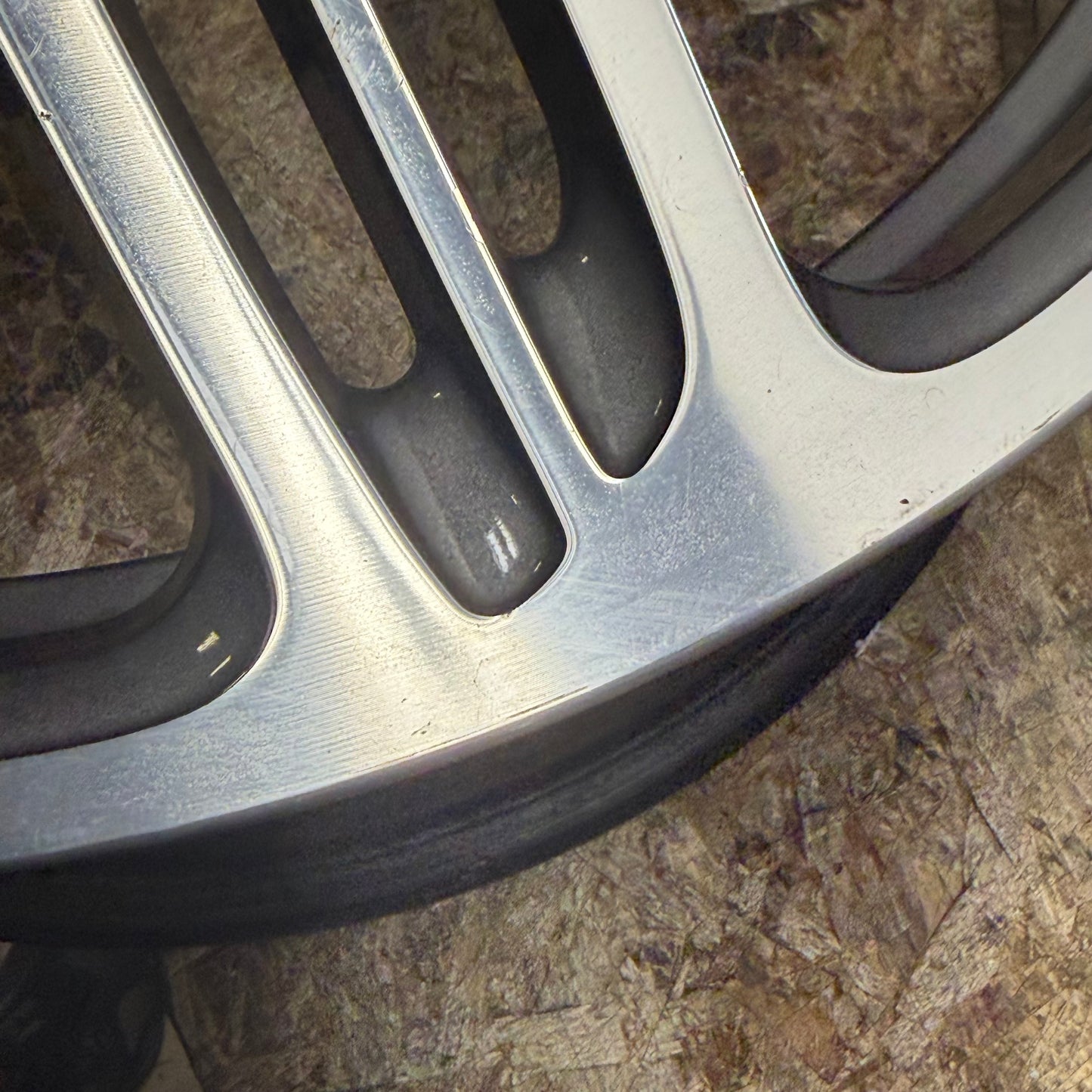 USED PORSCHE 997 TURBO 19X8.5 ET56 5X130 GUNMETAL GRAY MACHINED FACE 997 352 156 05