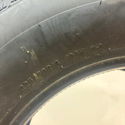 2 UNIROYAL TIGER PAW TOURING A/S DT P 225 70 16 103H SL ALL SEASON TIRES 33657