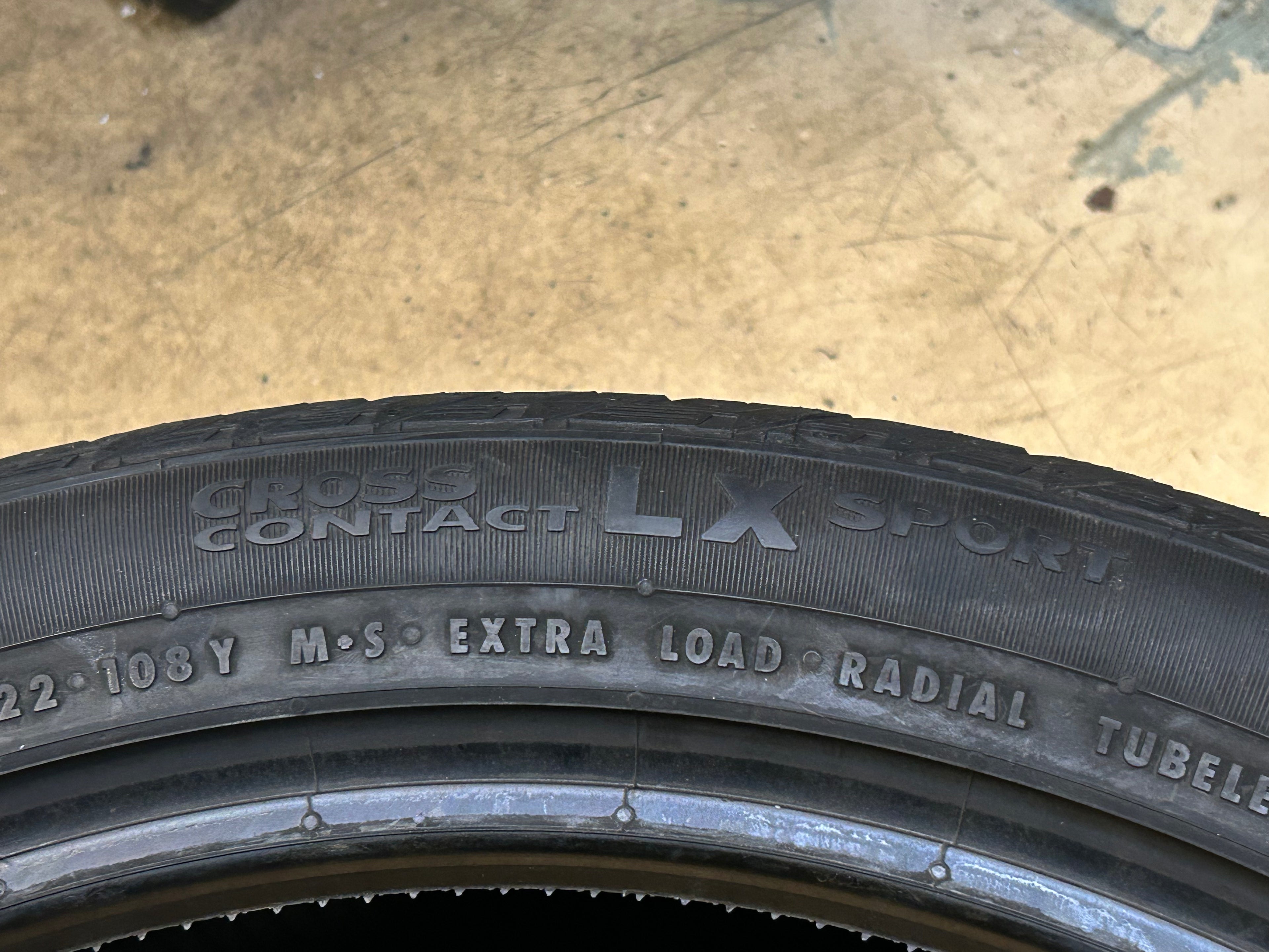 CONTINENTAL CROSSCONTACT LX SPORT BSW P 275 40 22 108Y XL ALL SEASON TIRE 03542070000