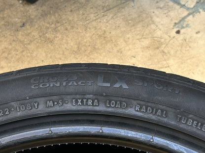 CONTINENTAL CROSSCONTACT LX SPORT BSW P 275 40 22 108Y XL ALL SEASON TIRE 03542070000