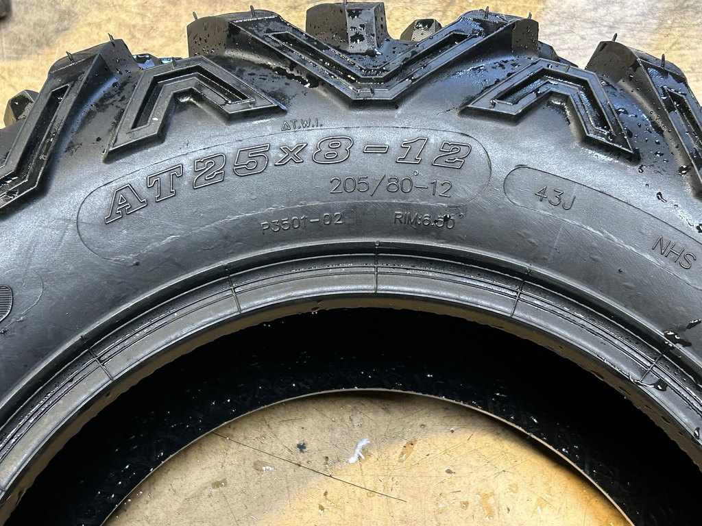 WANDA P350 BSW  35 8 12 43J 6PLY ATV/UTV TIRE 10177