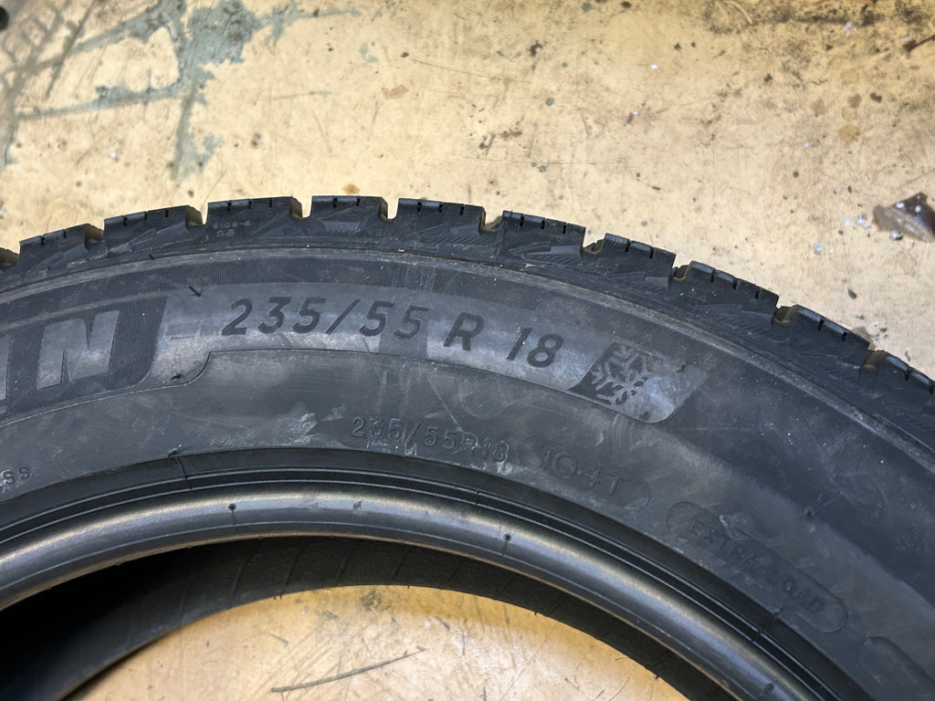 MICHELIN X-ICE SNOW  BSW P 235 55 18 104T XL WINTER TIRE 12893