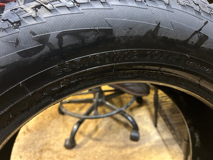 2 YOKOHAMA GEOLANDER A/T GO15 BSW P 235 60 18 107H XL ALL TERRAIN TIRE 110101528