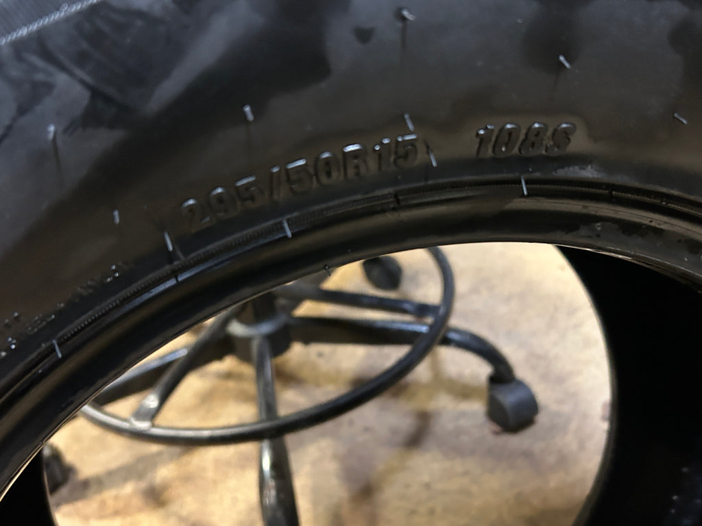 2 VENOM POWER GRAND AM BSW P 295 50 15 108S ALL SEASON TIRE VPGAM06