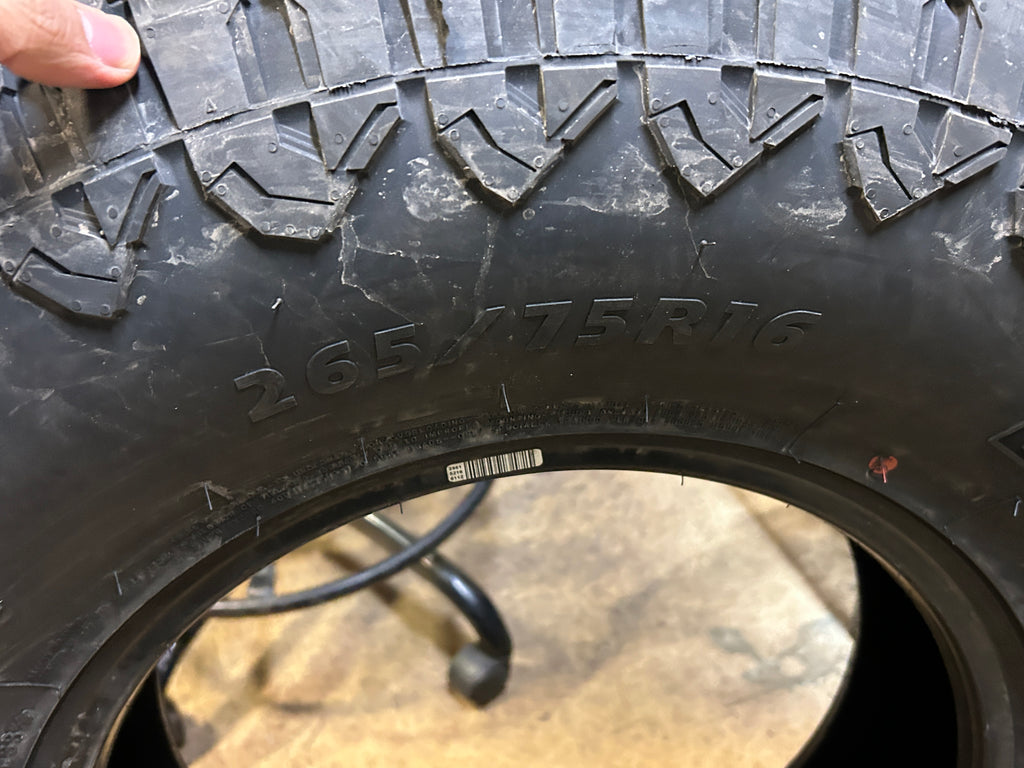 BLACKHAWK RIDGECRAWLER A/T BSW P 265 75 16 116S ALL TERRAIN TIRE 4120854
