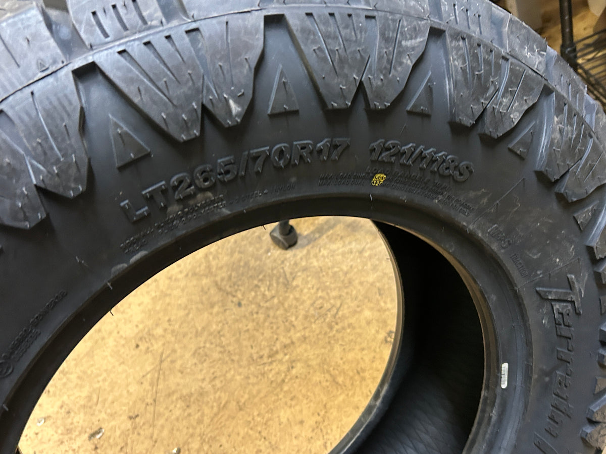 AMP TERRAIN PRO A/T P LT 265 70 17 121/118S 10PLY ALL TERRAIN TIRE 2657017AMPCA2