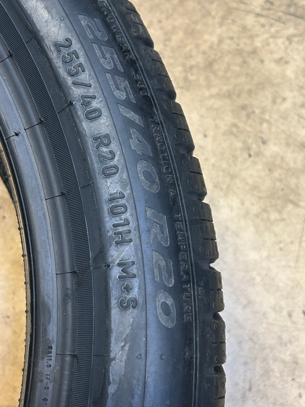 2 PIRELLI SCORPION ZERO BSW P 255 40 20 101H XL ALL SEASON TIRE 3789800