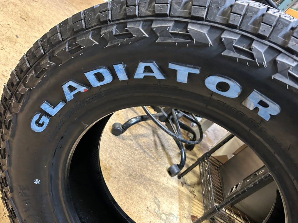 GLADIATOR X COMP A/T  OWL LT 245 75 17 121/118S 10PLY ALL TERRAIN TIRE 1932367743