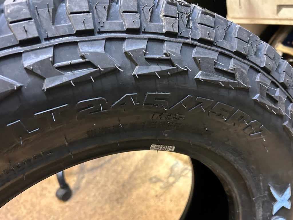 GLADIATOR X COMP A/T  OWL LT 245 75 17 121/118S 10PLY ALL TERRAIN TIRE 1932367743