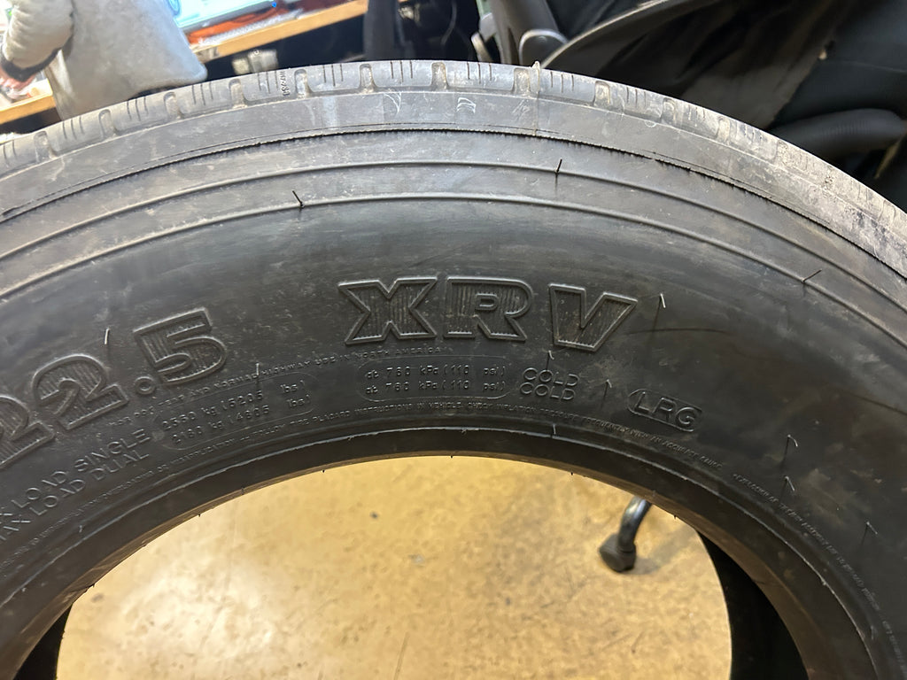 MICHELIN XRV BSW  255 80 22.5 14PLY ALL POSITION TIRE 59634