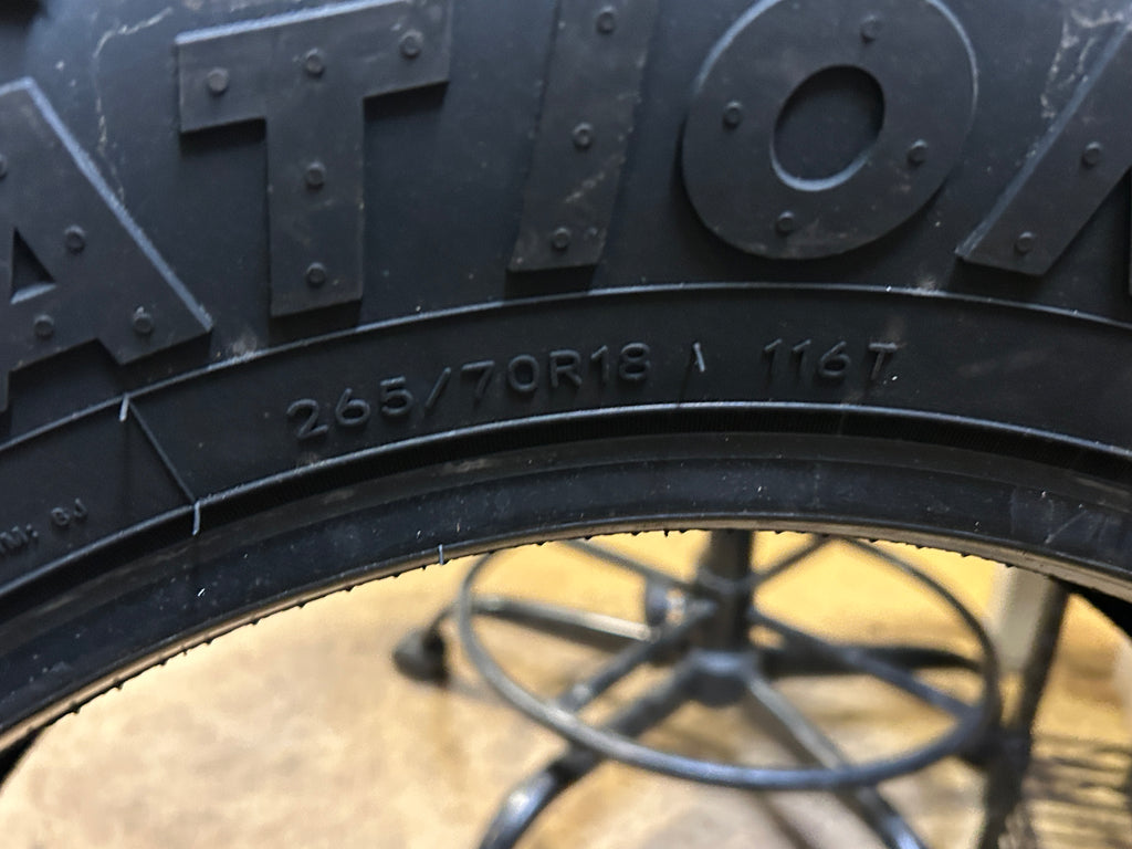 NATIONAL COMMANDO AT4S BSW P 265 70 18 116T ALL TERRAIN TIRE NLT22
