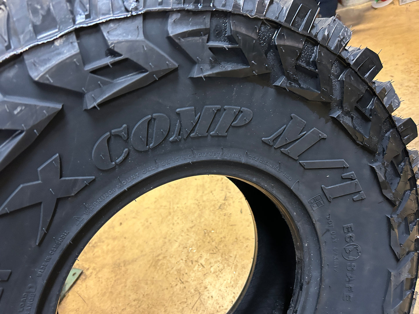 GLADIATOR X COMP M/T BSW LT 35 12.5 15 118Q 8PLY MUD TERRAIN TIRE 1932265352