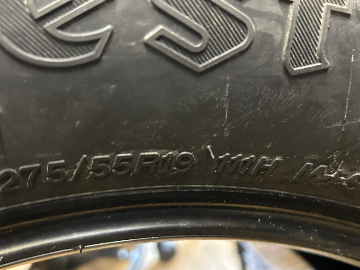 FIRESTONE DESTINATION LE3 BSW P 275 55 19 111H ALL SEASON TIRE 005399