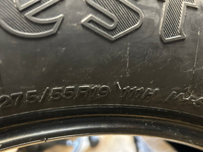 FIRESTONE DESTINATION LE3 BSW P 275 55 19 111H ALL SEASON TIRE 005399