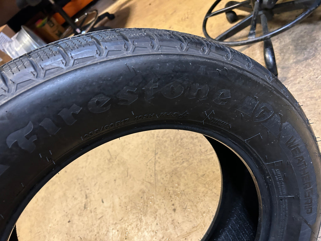 FIRESTONE WEATHERGRIP BSW P 235 60 17 102H ALL SEASON TIRE 011535