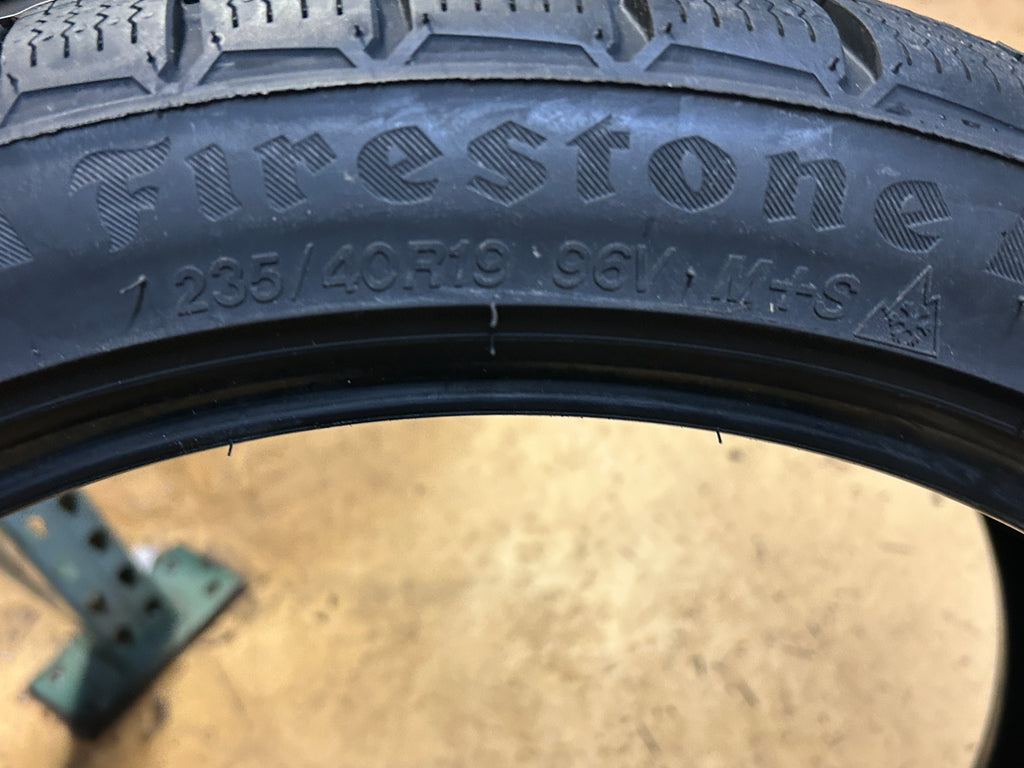FIRESTONE WEATHERGRIP BSW P 235 40 19 96V XL ALL SEASON TIRE 011560