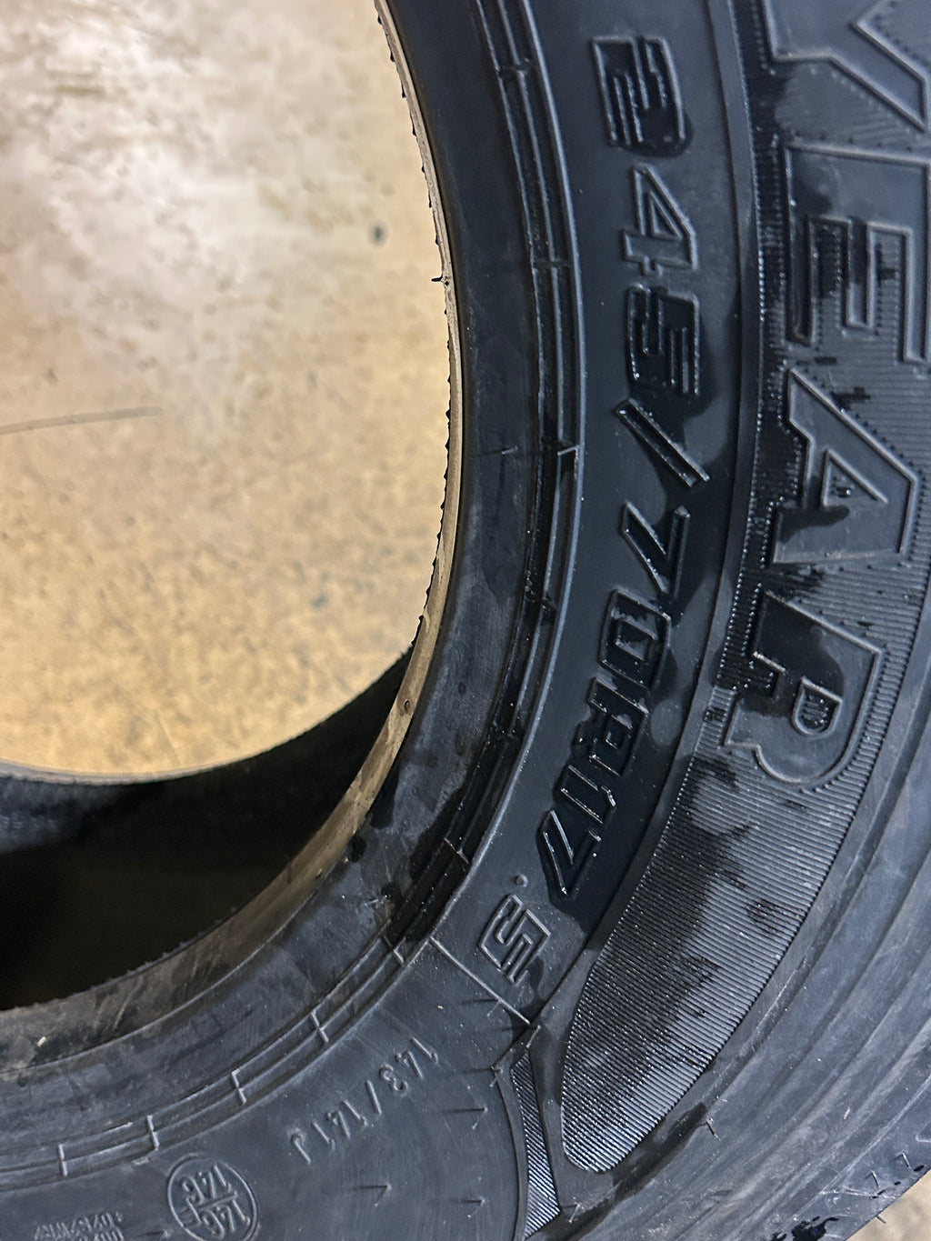 GOODYEAR KMAX T BSW 245 70 17.5 143/141J TRAILER TIRE 139823740